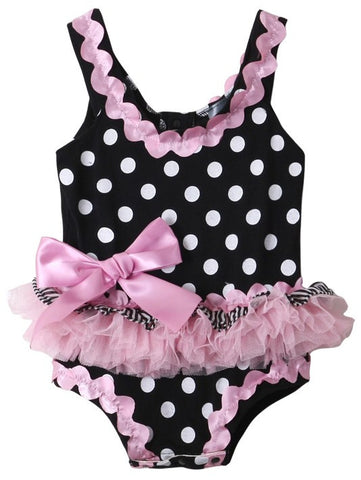 Pink Frill Romper Set